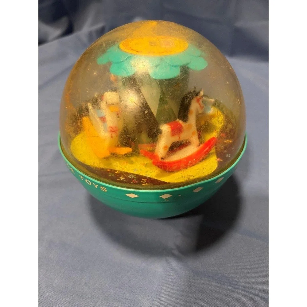 Vintage 1966 Fisher Price #165‎ Roly Poly Chime Ball